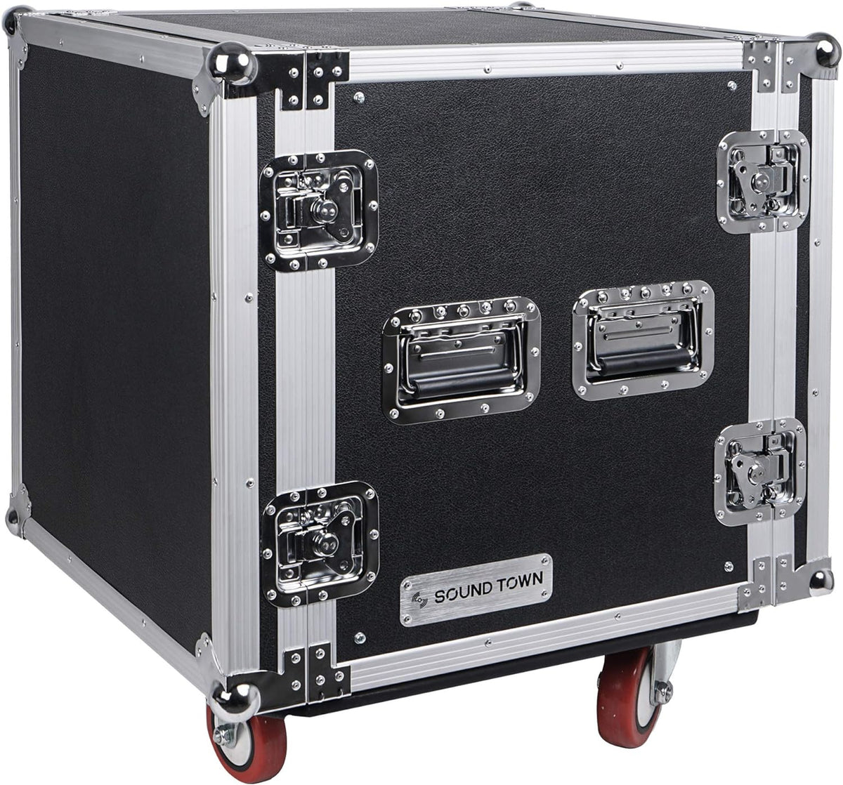6U PA/DJ Rack Case with 17" Depth Plywood Metal Ball Corners N689466