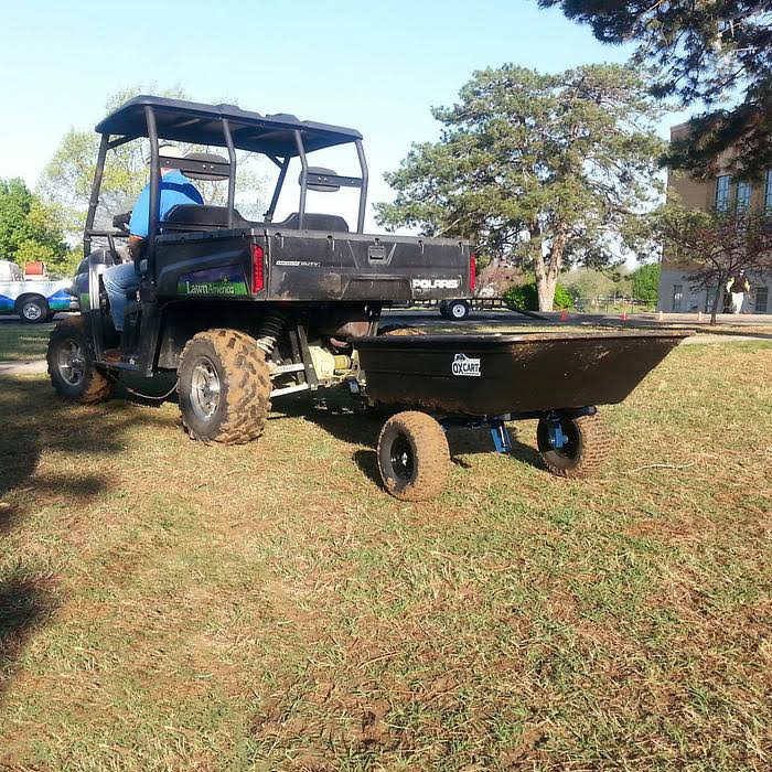 Hydraulic-Assisted 12 Cubic Foot Poly Dump Cart K556