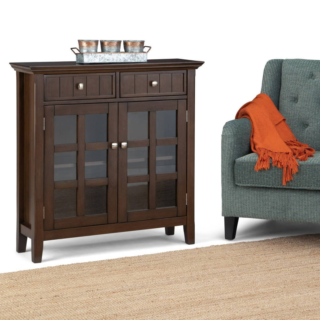 Natural Aged Solid Wood Storage Cabinet E73811