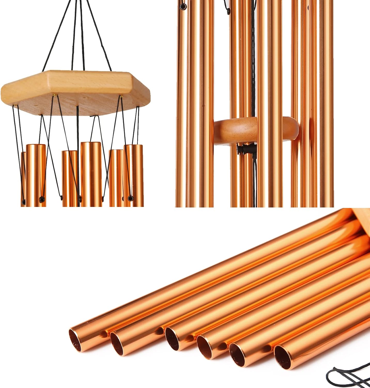 36” Aluminum Retro Resin Wind Chimes N3681