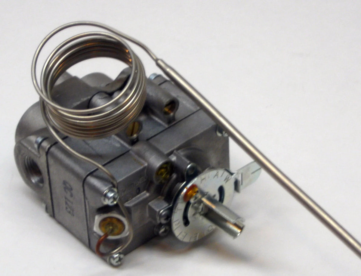 Gas Thermostat, 3/8 in Pipe, 150 to 550 F L580940