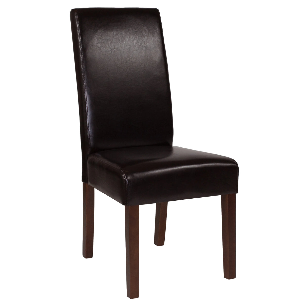 Brown Faux Leather Dining Chair W735115