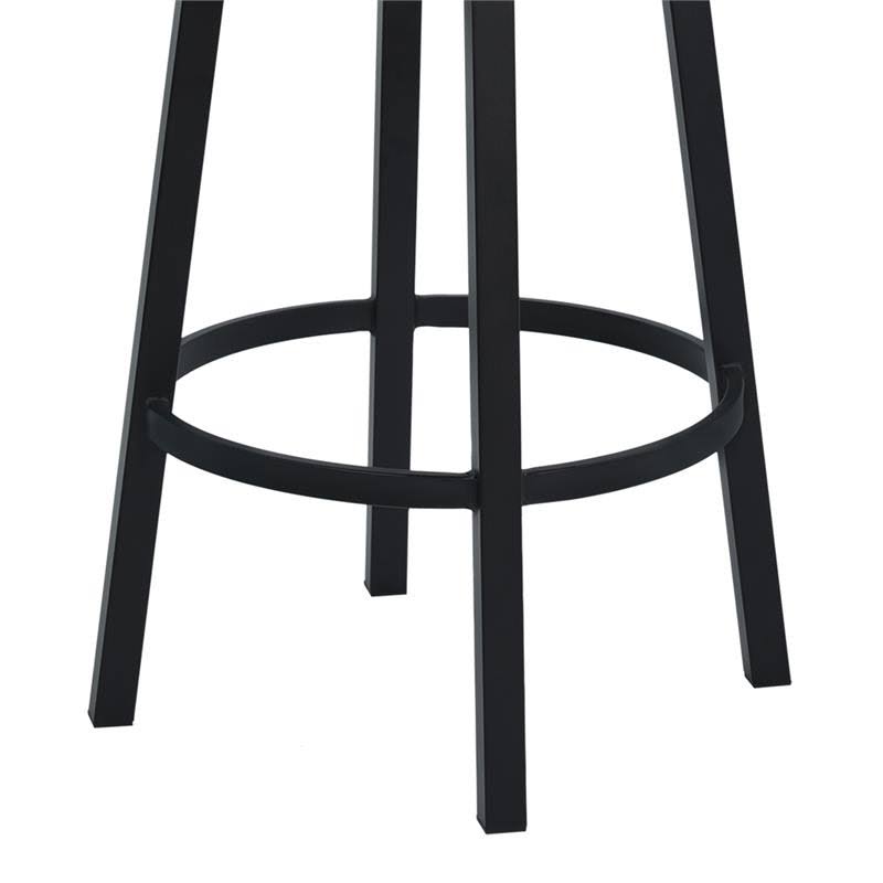Black PU Swivel Barstool X476856