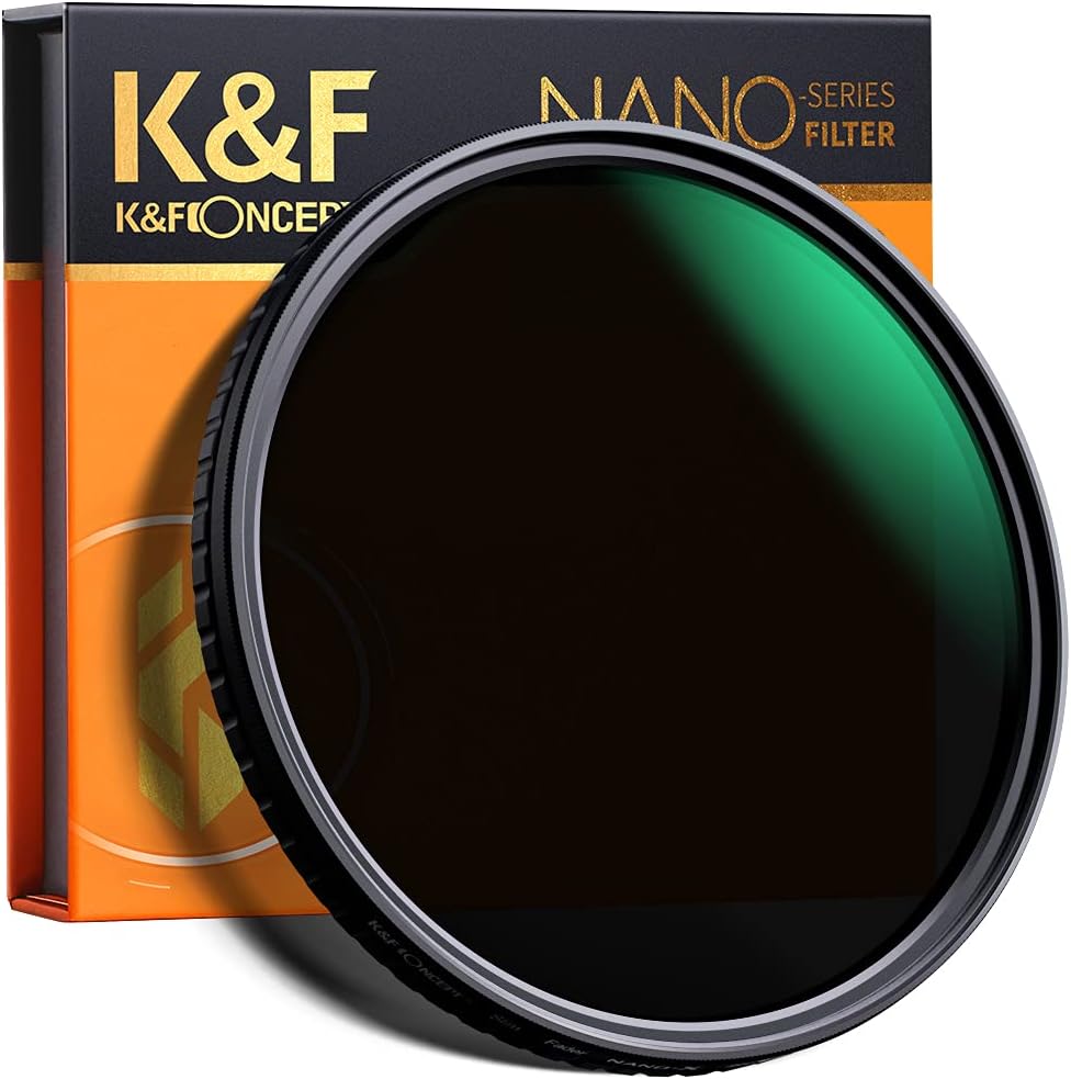 72mm Variable ND Filter ND2-ND32 Neutral Density Filter with Multi-Layer Coatings S847
