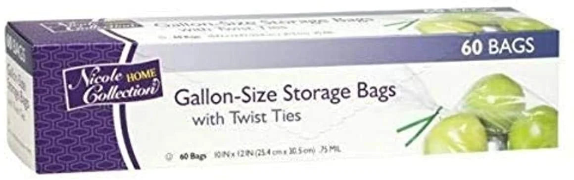 60 Transparent Twist Ties Q473