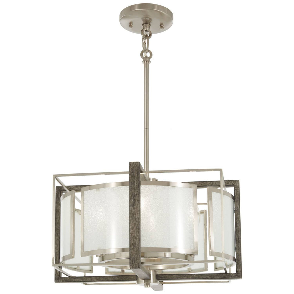 4 Light Brushed Nickel Semi Flush K75208