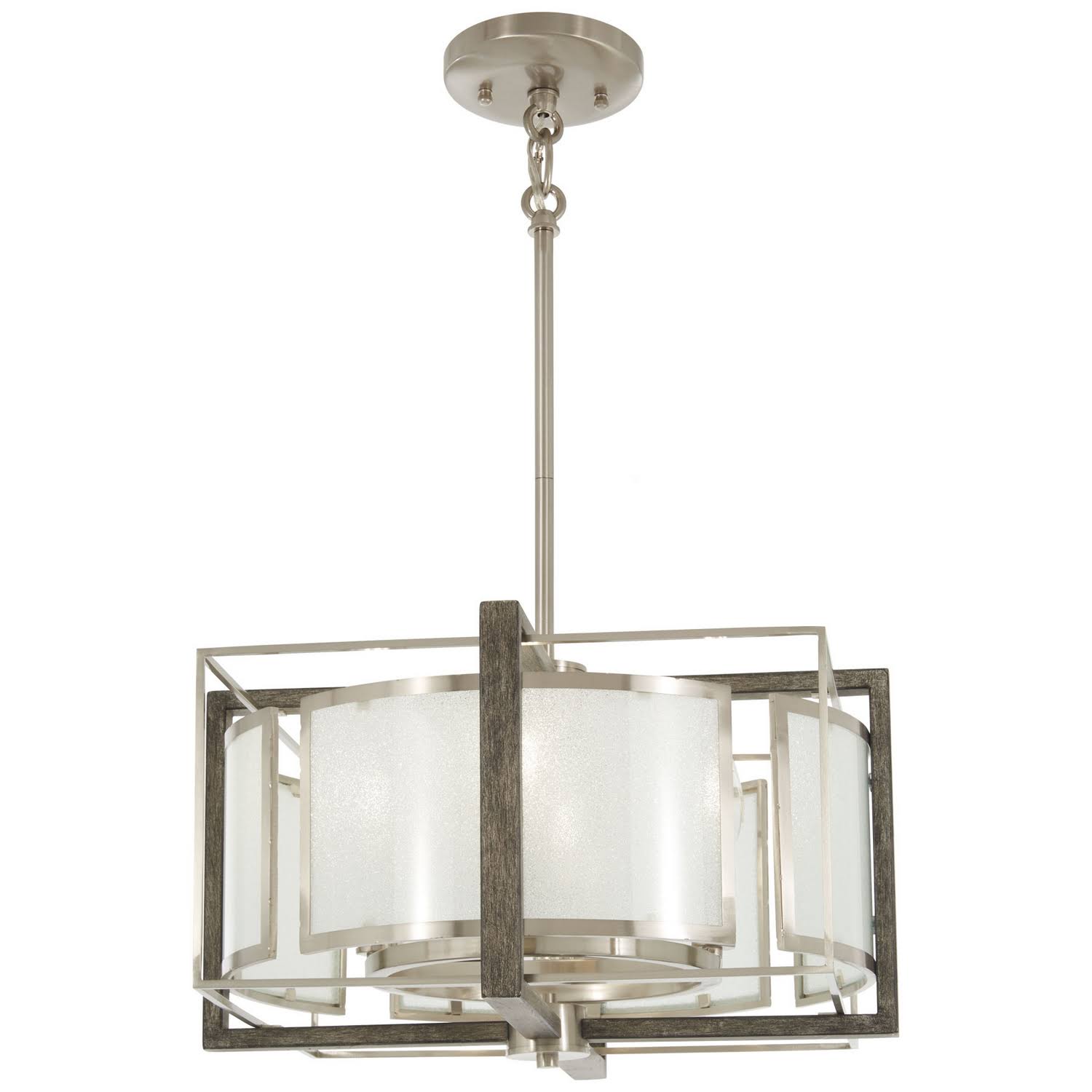 4 Light Brushed Nickel Semi Flush K75208