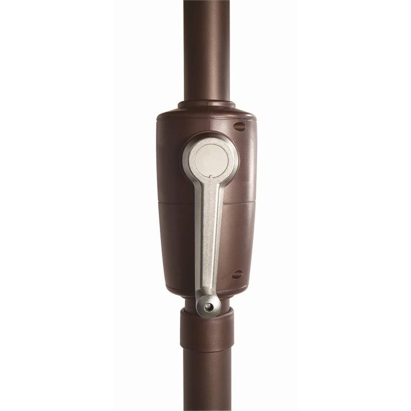 Black Octagon Push Button Tilt Market Umbrella K11658