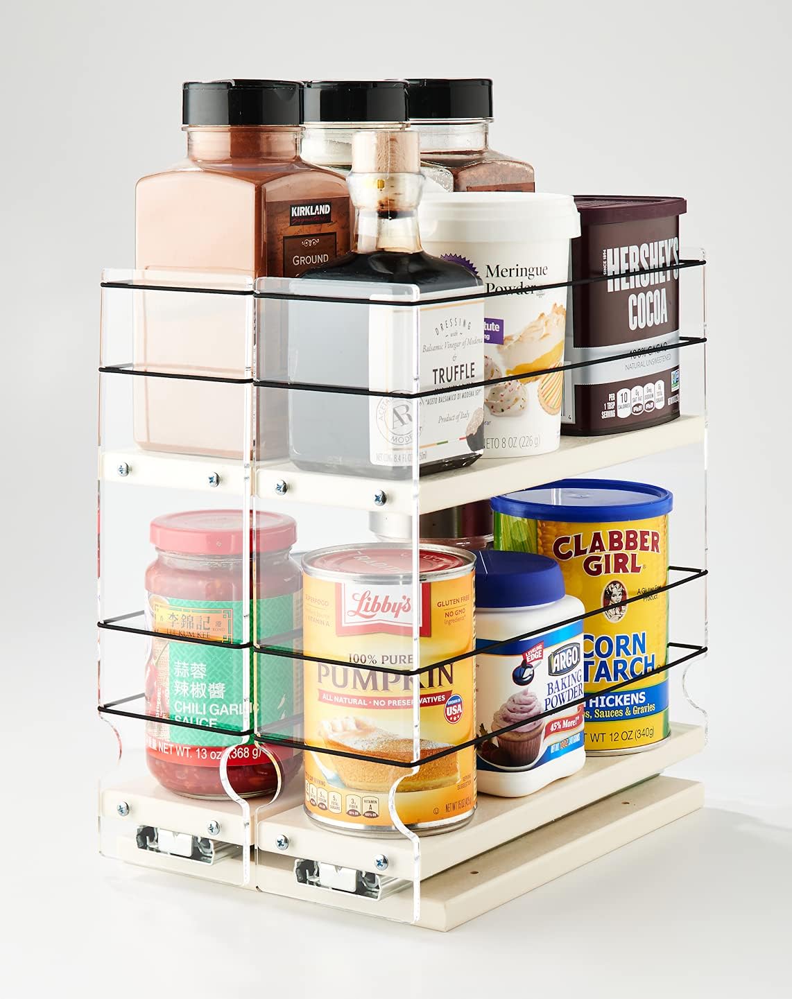 Two-Tiered Spice Organizer for Large Containers U545870