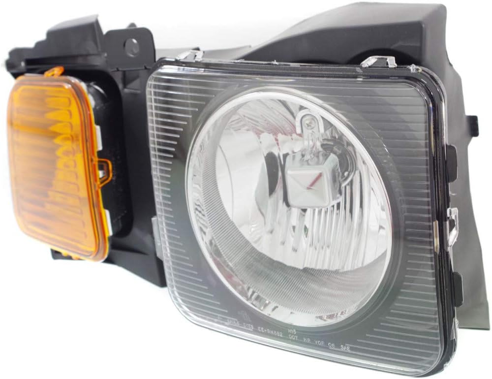 Passenger Side Halogen Headlight Assembly H607
