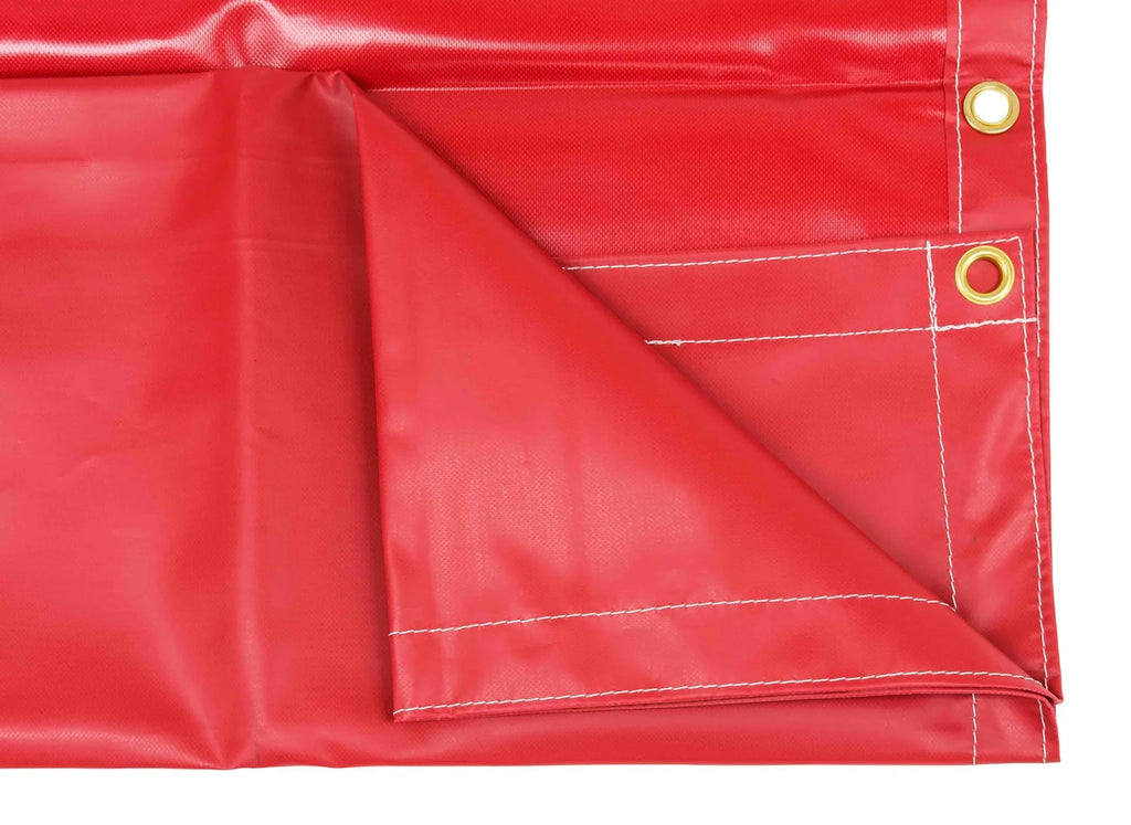 Red 18oz Vinyl Utility Tarp Waterproof S513700