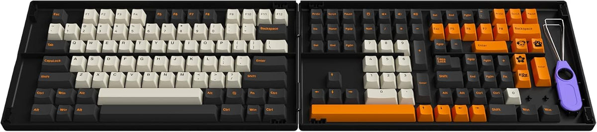 157 Keys Double-Shot PBT Cherry Profile Full Keycaps Set with Storage Box B34523