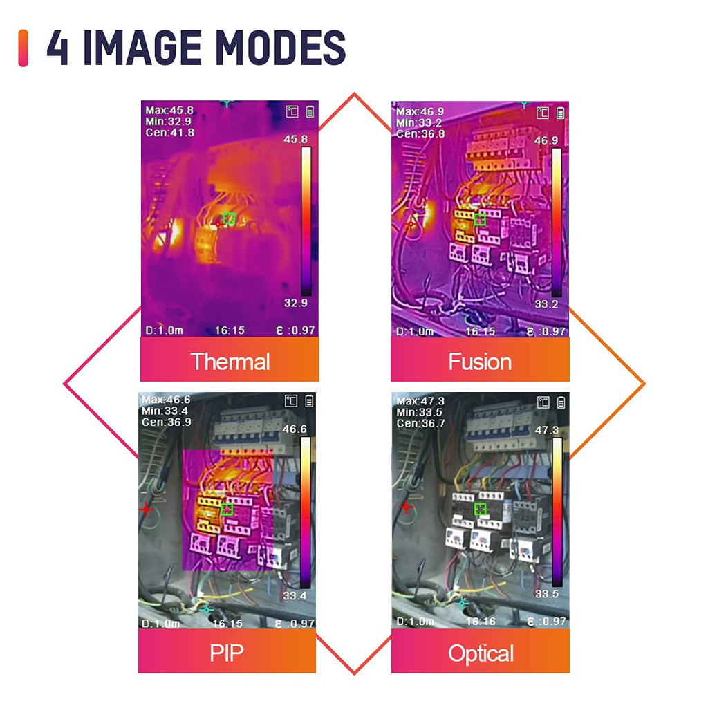 256 x 192 IR Resolution Thermal Imaging Camera with 2MP Visual Camera C877900