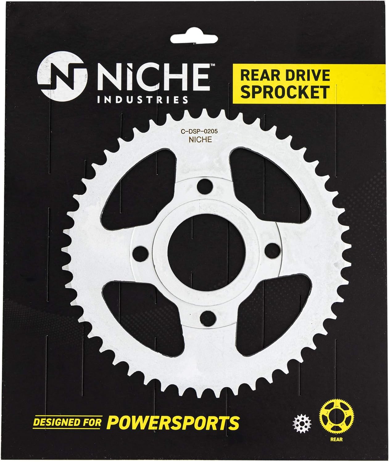Drive Sprocket Chain Combo Front 14 Rear 49 Tooth 428HZ Standard 120 Links Pack of 2 S953838