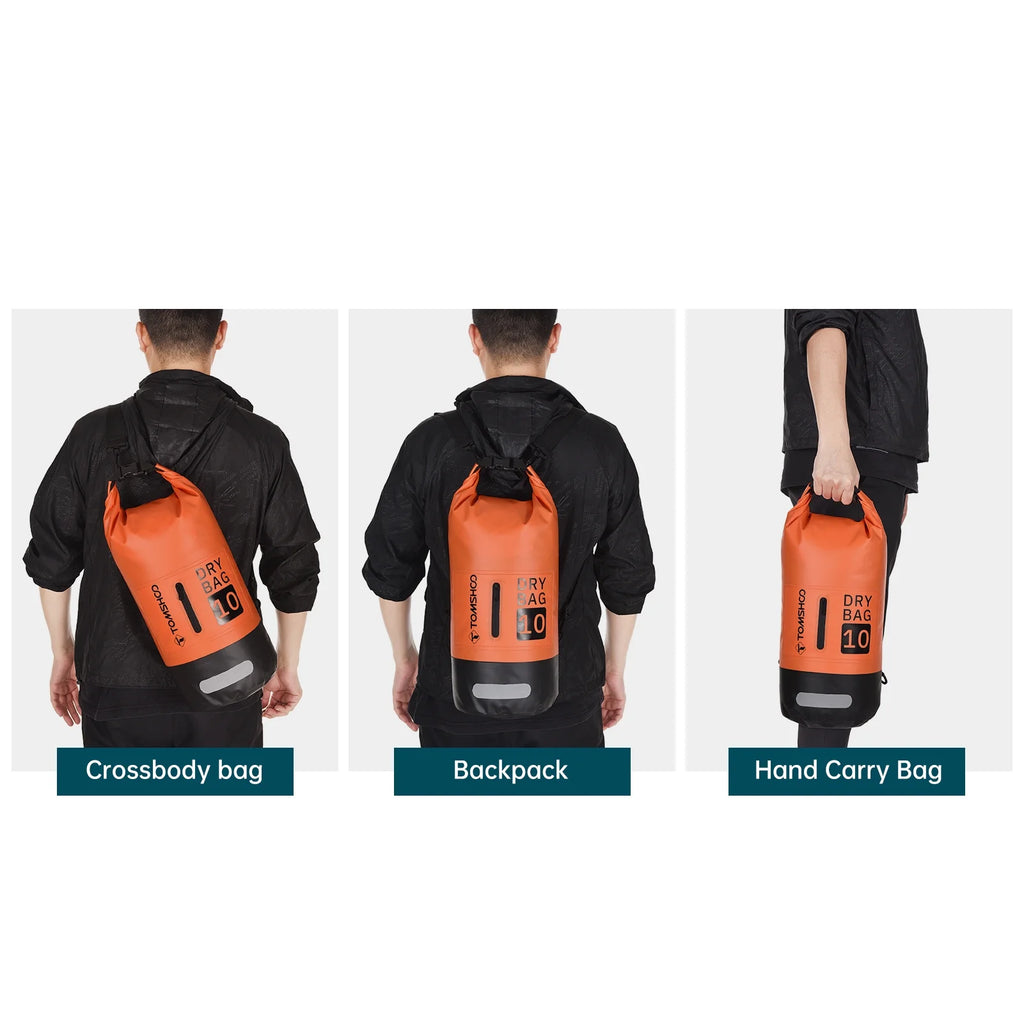 Waterproof Roll-Top Travel Backpack Q3993