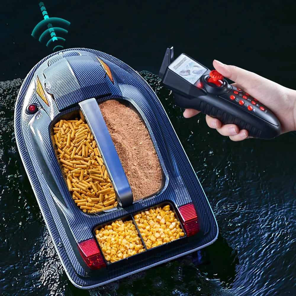 Large 3 Hopper Remote Control Bait Boat L948