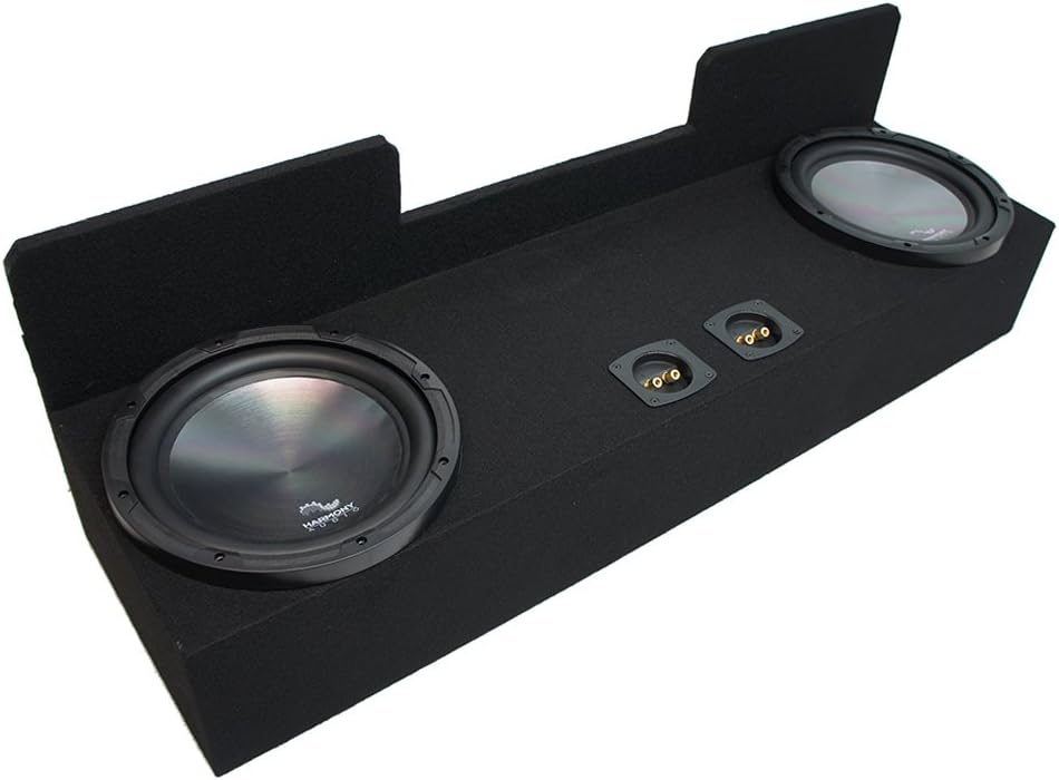 Dual 12 Sub Box Enclosure Subwoofer Bundle T409037