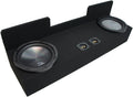 Dual 12 Sub Box Enclosure Subwoofer Bundle T409037