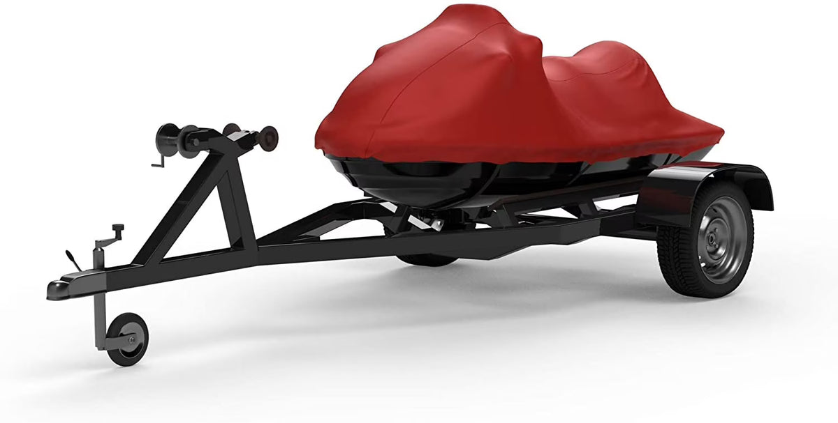 Red Trailerable Jet Ski Cover with Storage Bag B81146