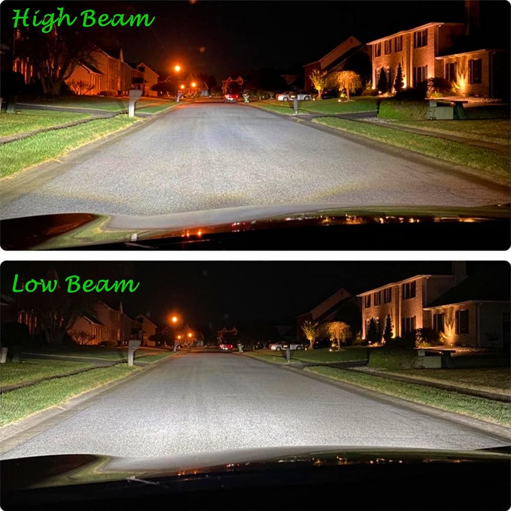 H11 and 9005 LED Bulbs Combo, 6000K Xenon White, Pack of 2 N711427