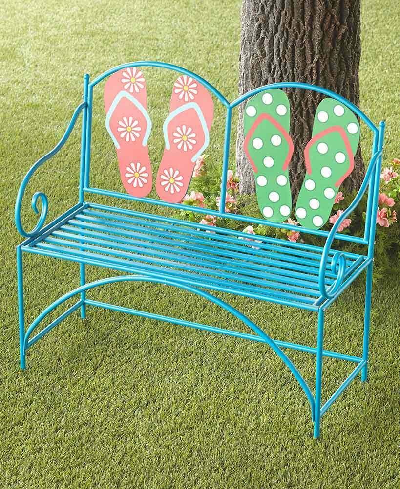 Tropical Beach Theme Garden Bench Z9959