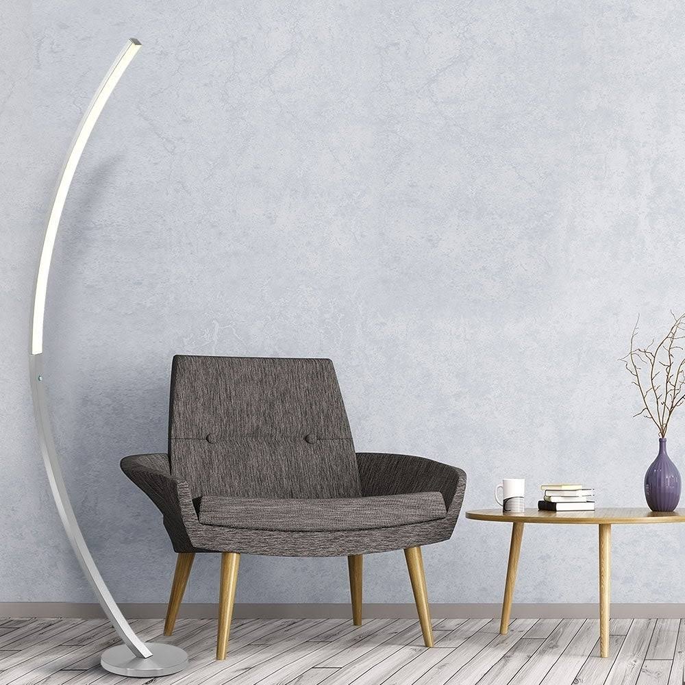 Brushed Nickel LED Floor Lamp A5840
