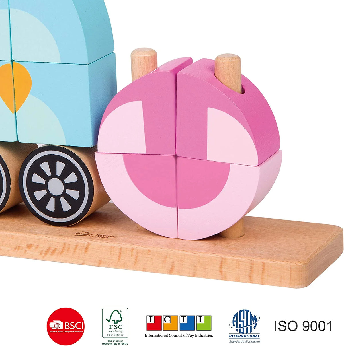 Wooden Stacking Owl Blocks Set A21661