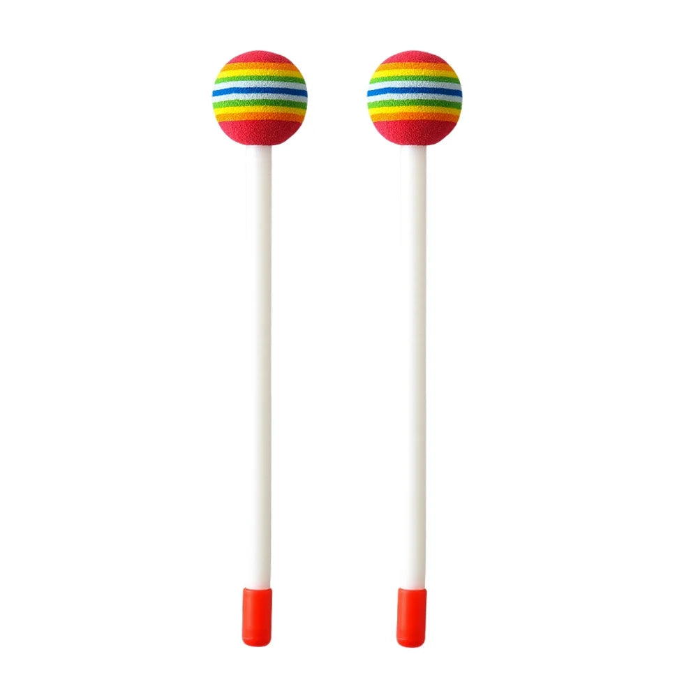 Bongo Drum 5"-6" Percussion Instrument Floor Drum with Mallets C77314