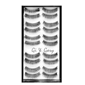Black Fixe Eyelashes (10 pairs) E373283