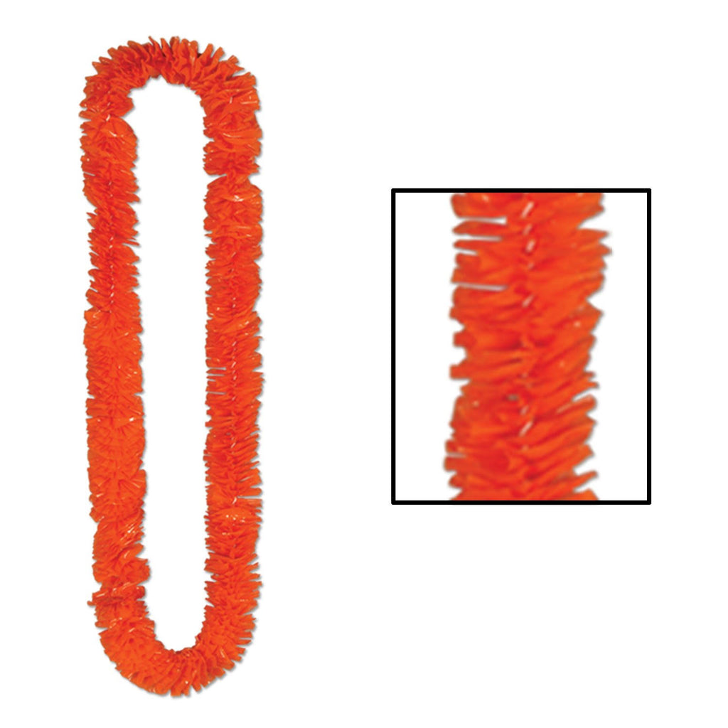 Orange Poly Leis Case Pack 144 O1283