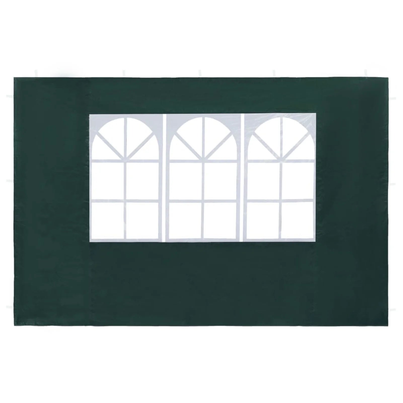 Green PE Party Tent Sidewall 2 pcs with Window T80866