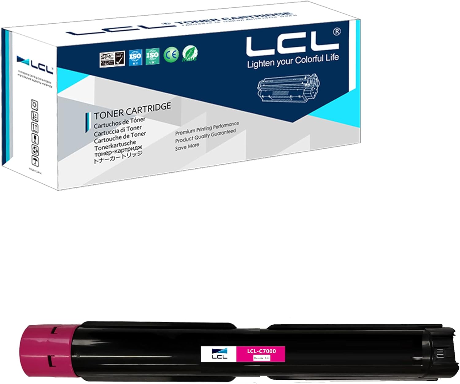 Compatible Toner Cartridge High Yield (1-Pack Magenta) C4676