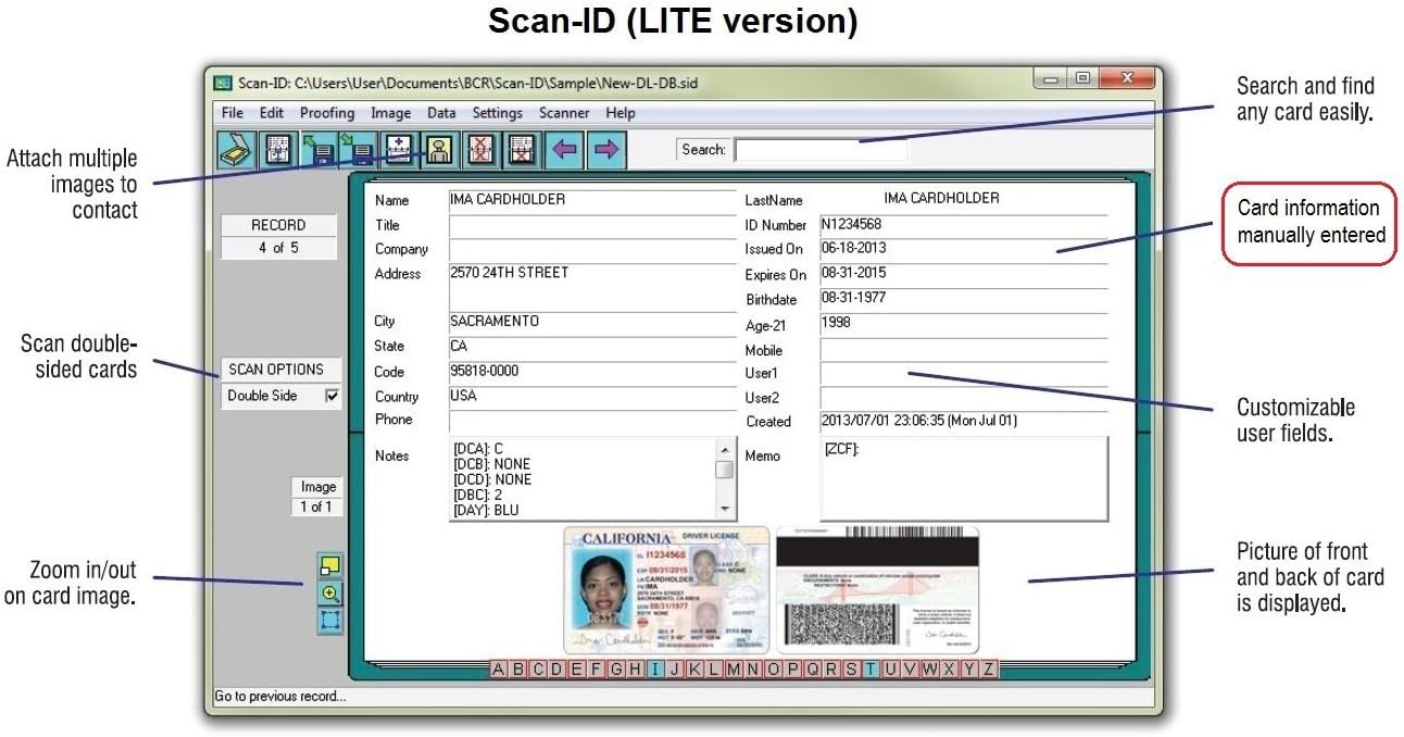 ID Card Scanner for Windows F173