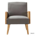 Pewter Cane Accent Arm Chair I421