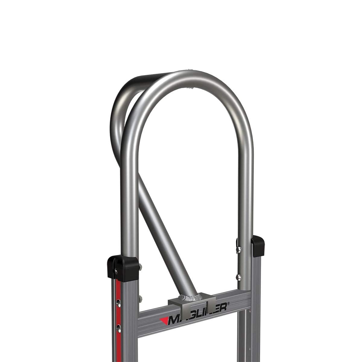 Aluminum Hand Truck with Vertical Loop Handle, 500 lb Capacity U734028