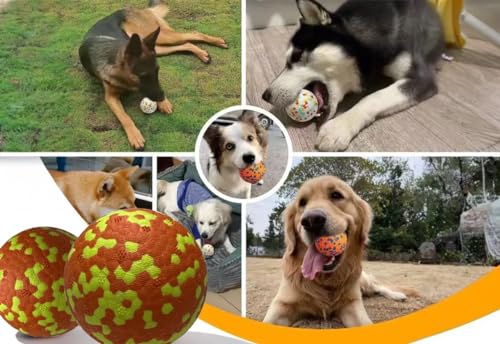 1 Blue w/White 2.5" Dog Ball H9609