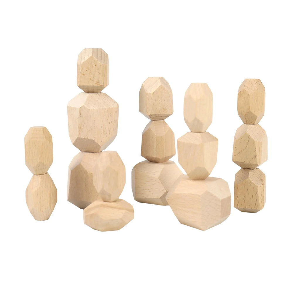 Wooden Stacking Stones Building Blocks H996652