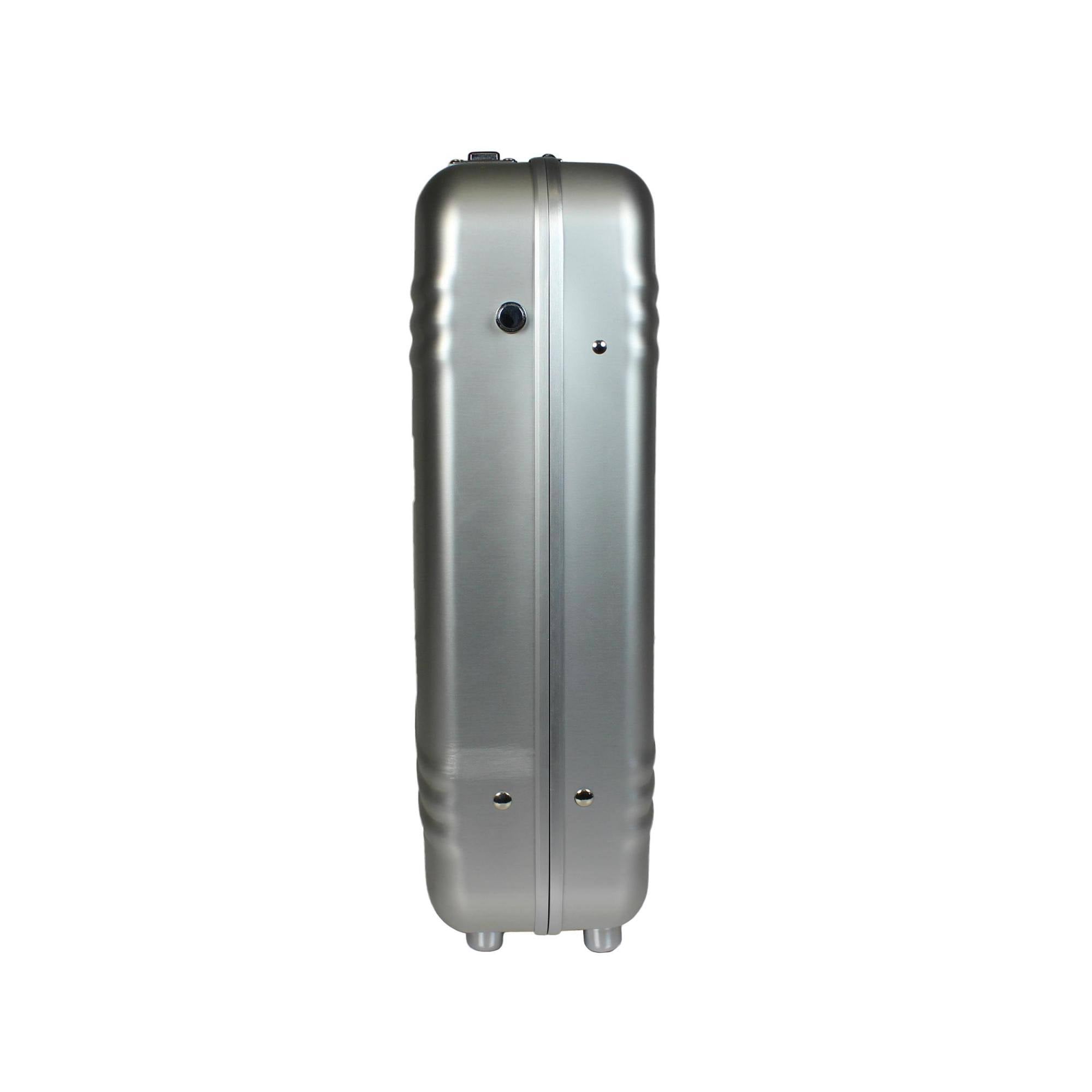Aluminum Silver Laptop Attache Case L3346