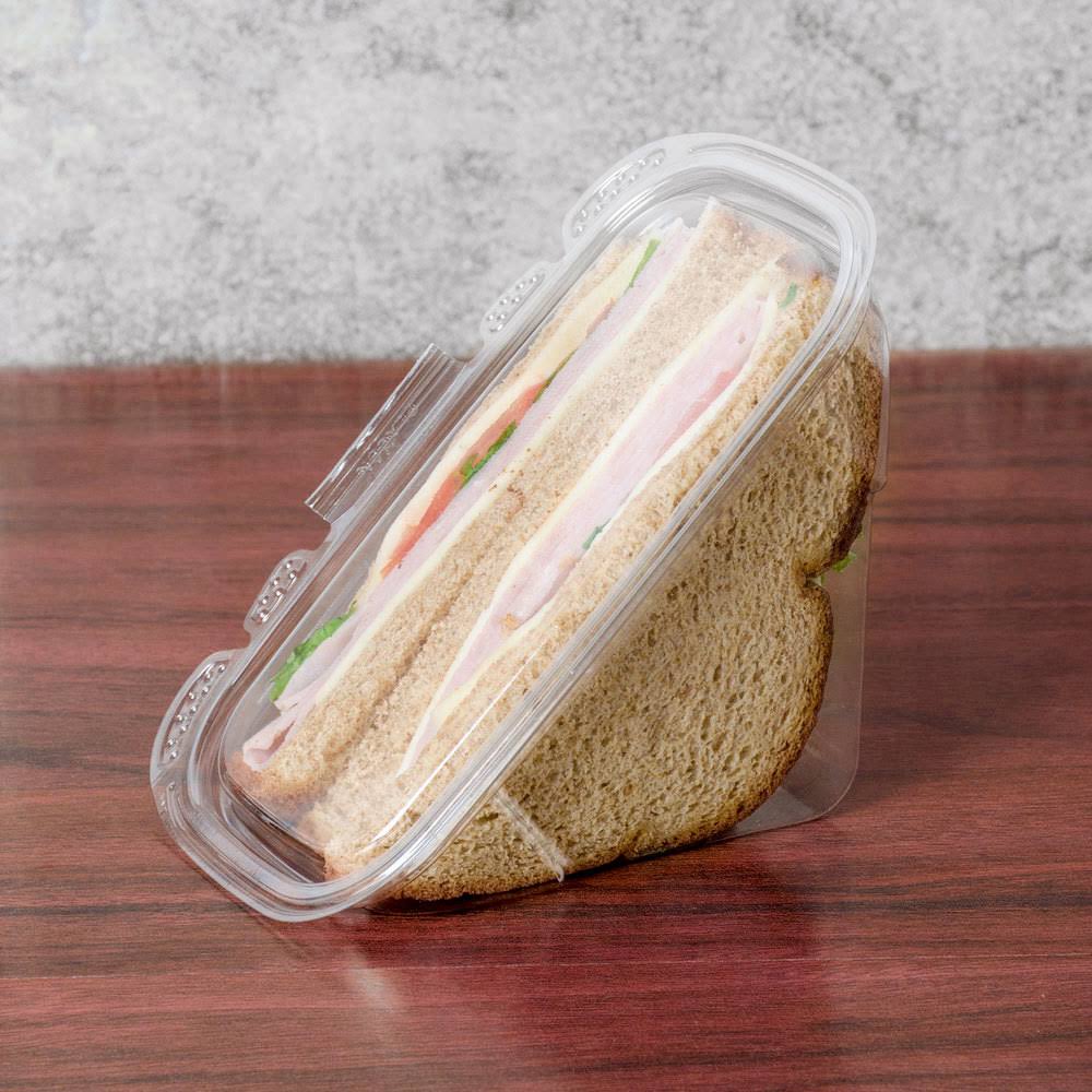 Recycled Pet Sandwich Wedge Container - 200/Case F8831