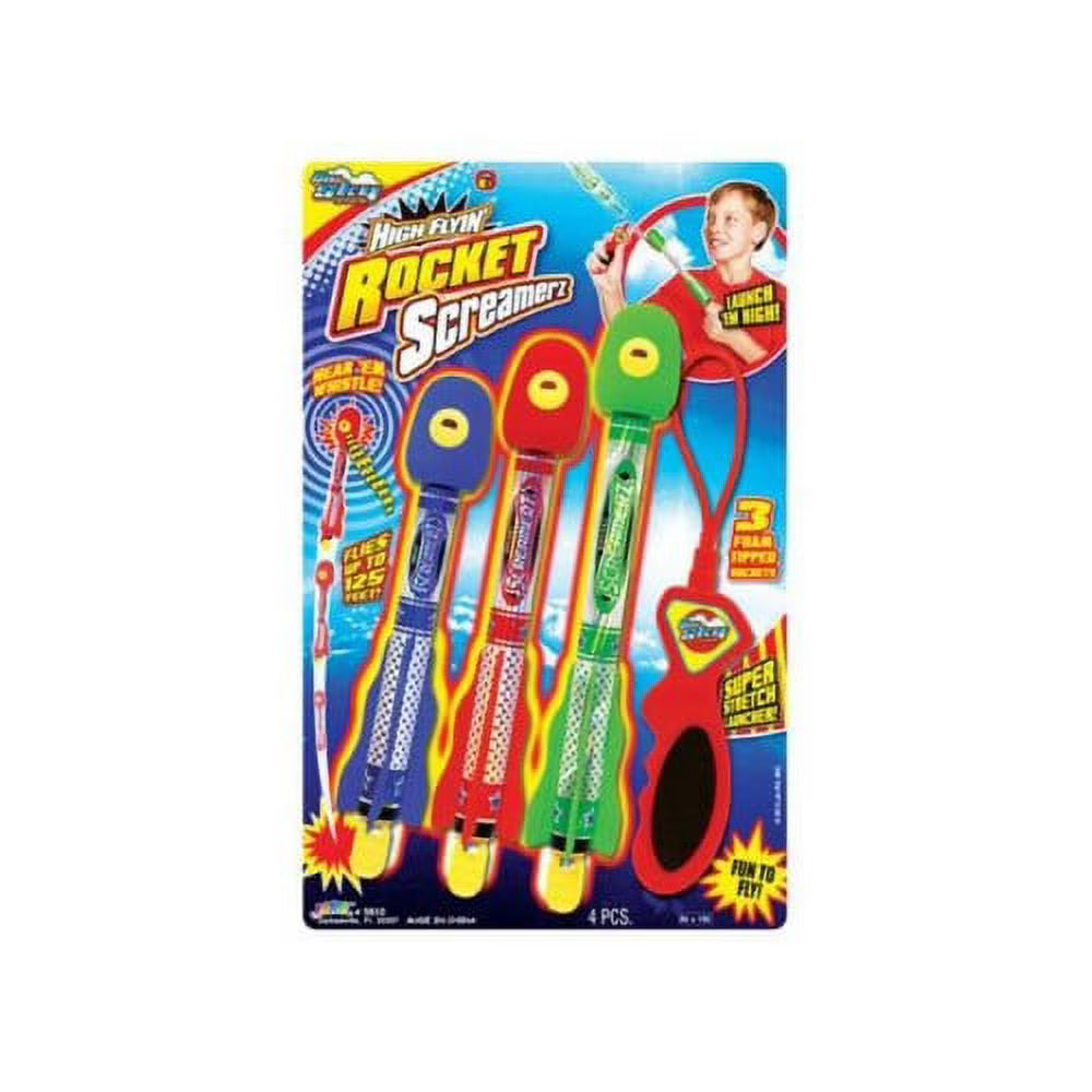Assorted Plastic Rocket Screamer, Pack of 12 R85926