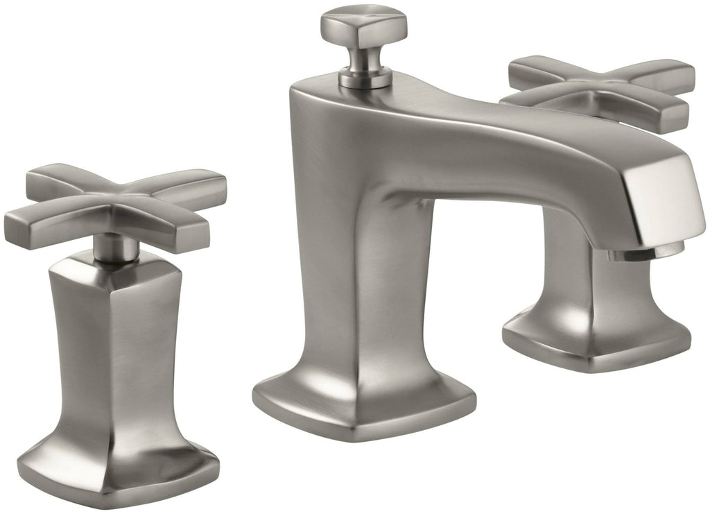 Vibrant Brushed Nickel Widespread Bathroom Faucet X1298