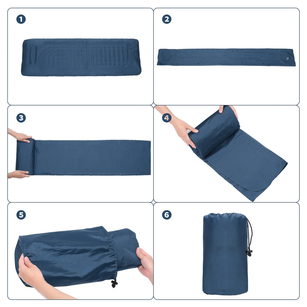 Inflatable Sleeping Pad 4 Inch Thick Air Mattress B312