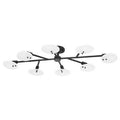 Semi Flush Mount 8-Light 48x22 Old Bronze Fixture E143357