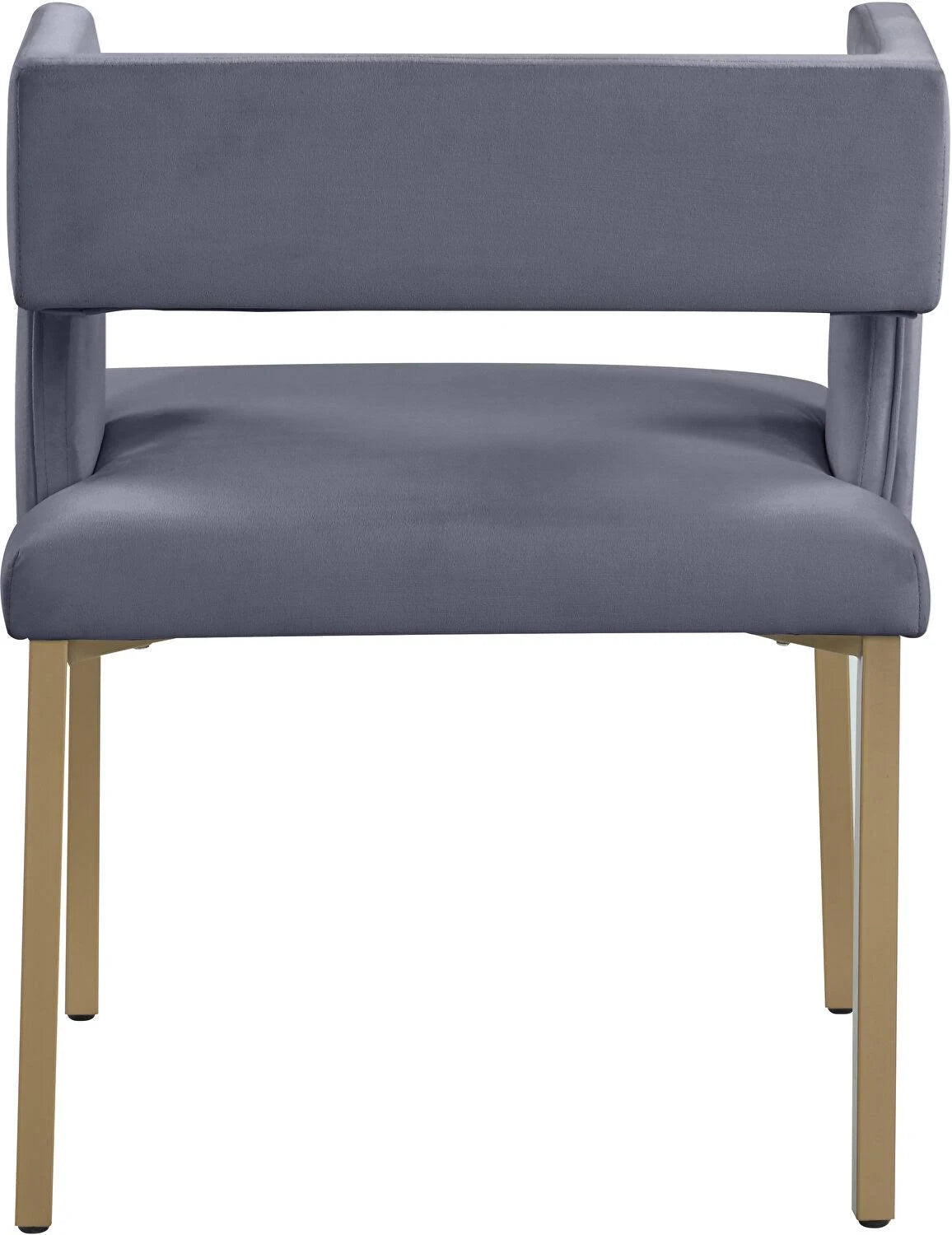 Gray Velvet Dining Chair (Set of 2) R194288