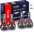 H11 and 9005 LED Bulbs Combo, 6000K Xenon White, Pack of 2 N711427