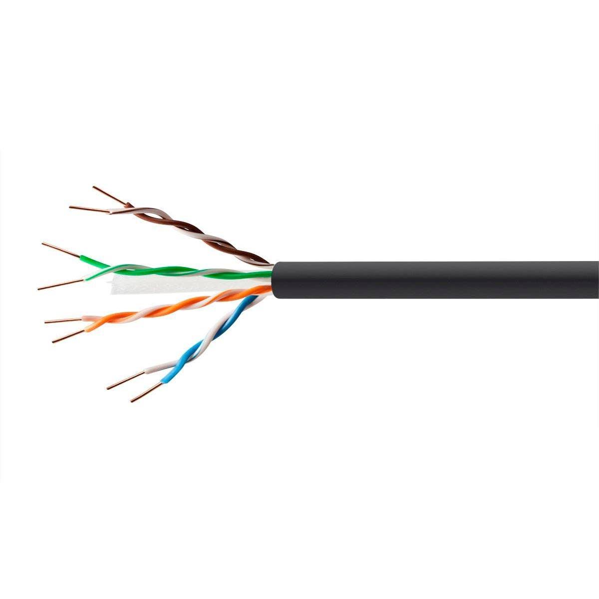 1000ft 23AWG Cat6 550MHz UTP Solid Bulk Ethernet Cable O863