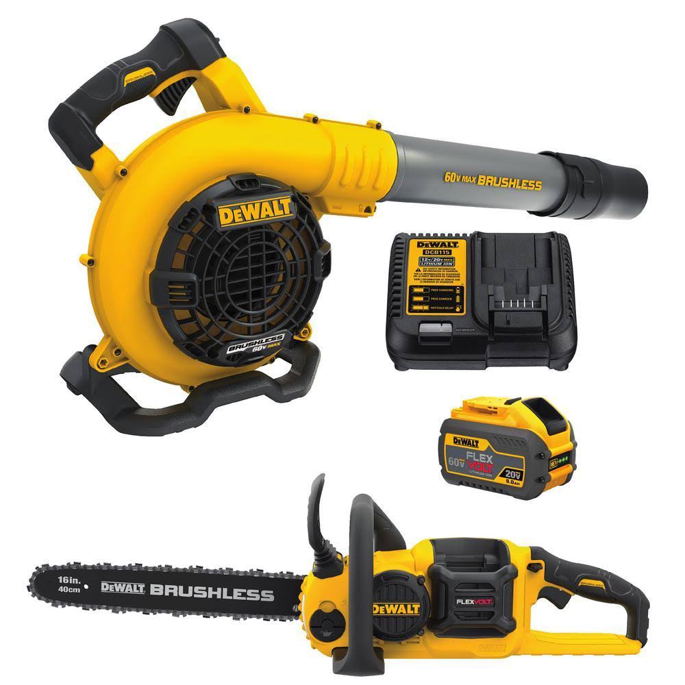 60V Max Chainsaw/Blower Combo Kit X221