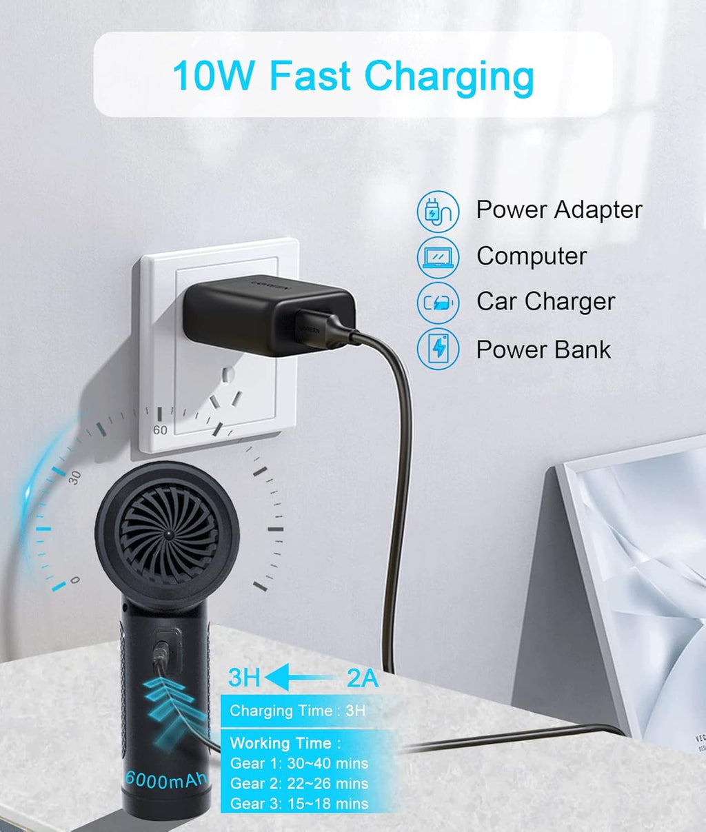 Rechargeable Cordless Air Duster with LED Light, Pack of 2 U9658