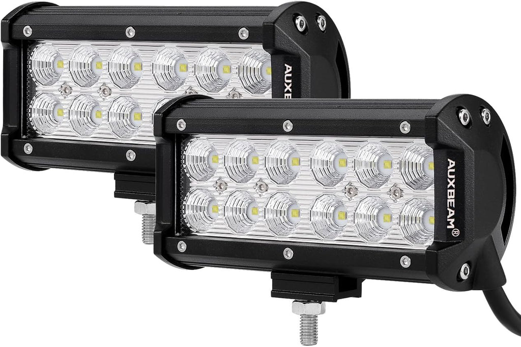 LED Light Bar 7Inch 36W Flood LED Work Lights Waterproof (2 PCS) O850