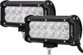 LED Light Bar 7Inch 36W Flood LED Work Lights Waterproof (2 PCS) O850